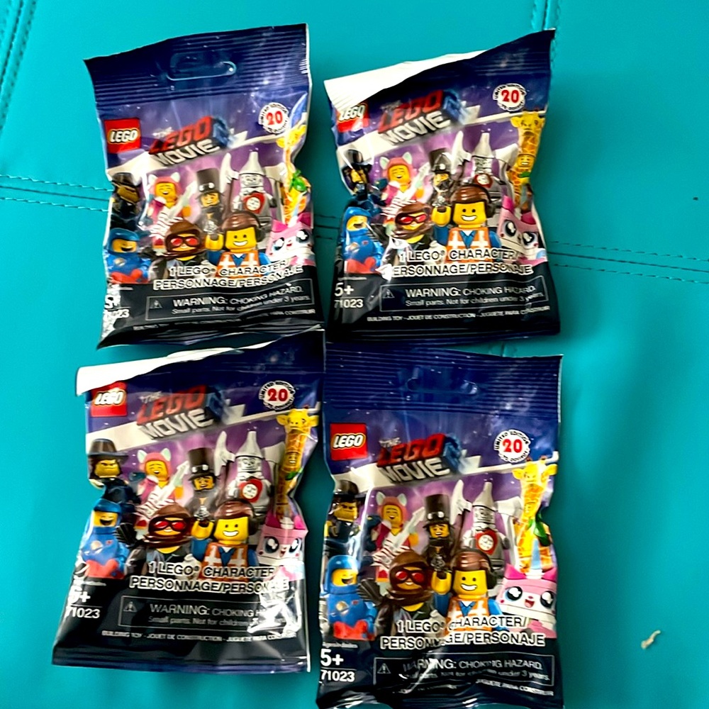 Unopened Lego series, one mini figures set of four